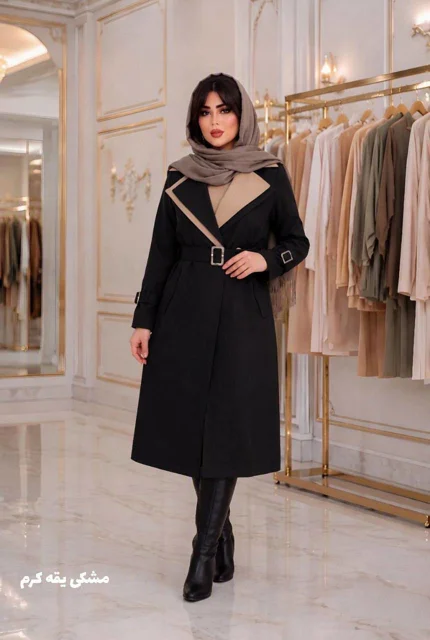مانتو بارانی زنانه مدل السانا