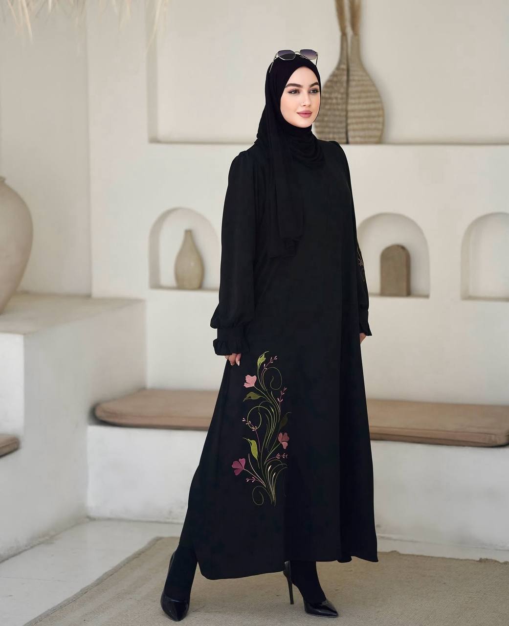 مانتو عبایی زنانه مدل فرشته