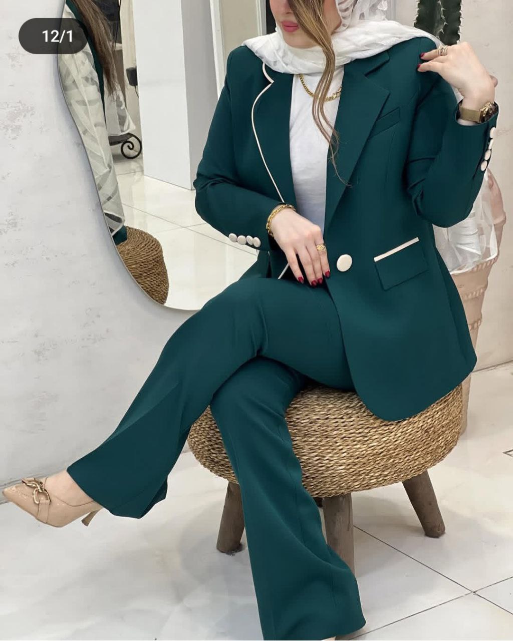 کت و شلوار زنانه مدل نسلیهان