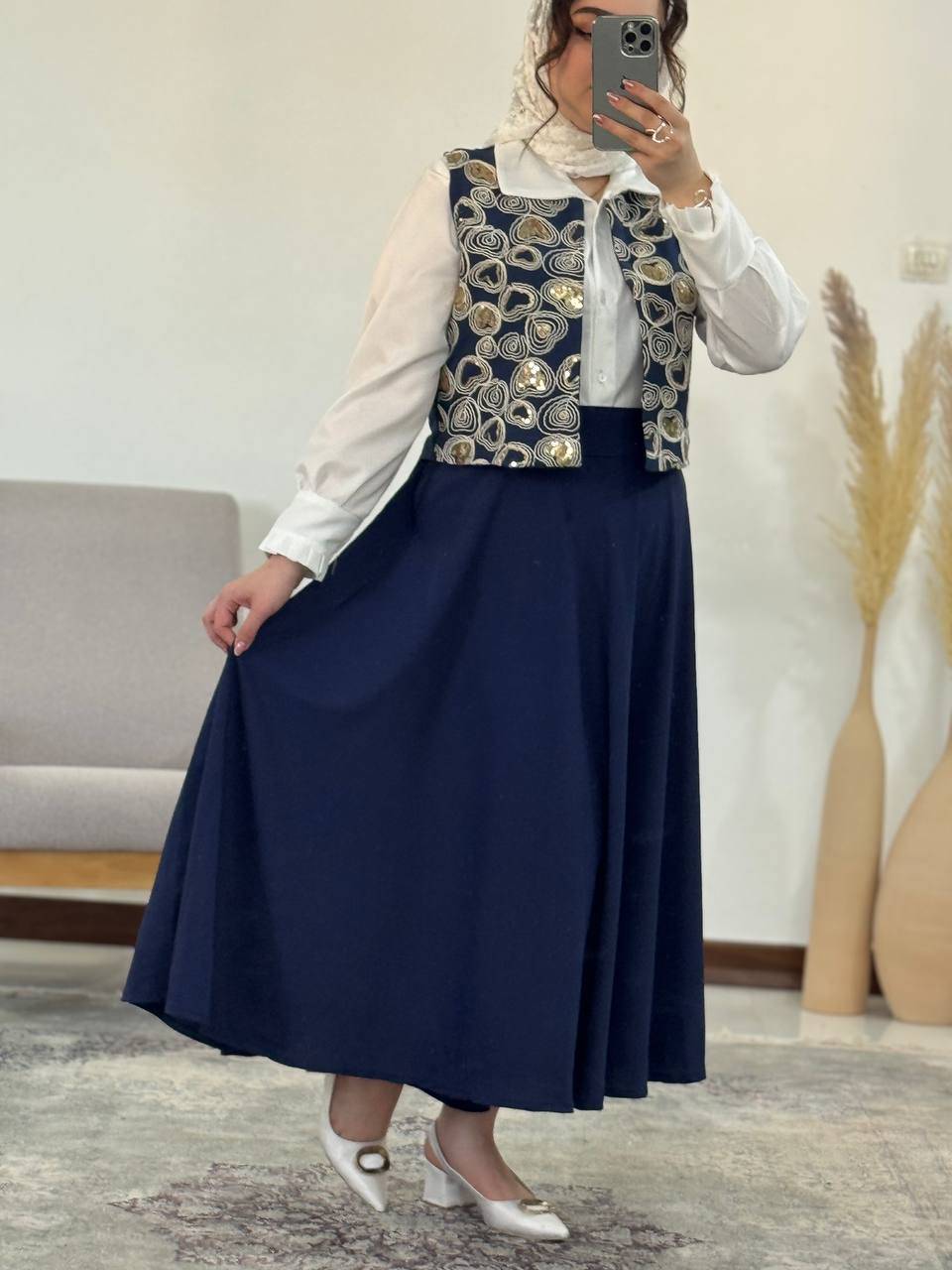 کت و سارافون زنانه مدل سلین