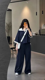 ست پلوشرت و شلوار زنانه مدل نیلو (ارسال ۱۵ روزه)