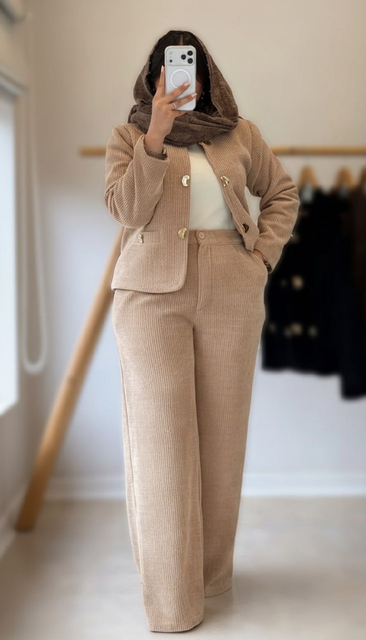 کت و شلوار زنانه مدل شایلین کد ۷۳۸