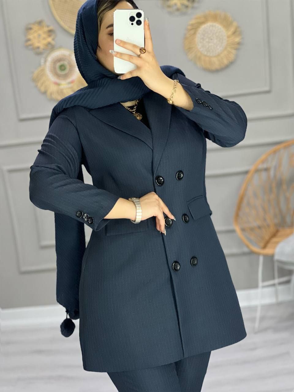 مانتو شلوار اداری پریا کد ۱۰۰۲