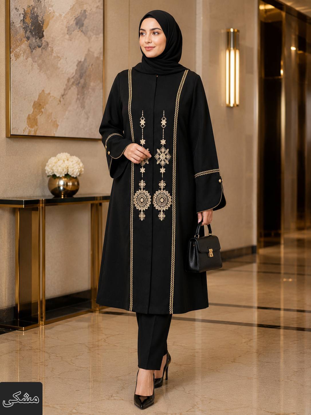 مانتو زنانه مجلسی مدل دلربا (ارسال ۳ روزکاری)