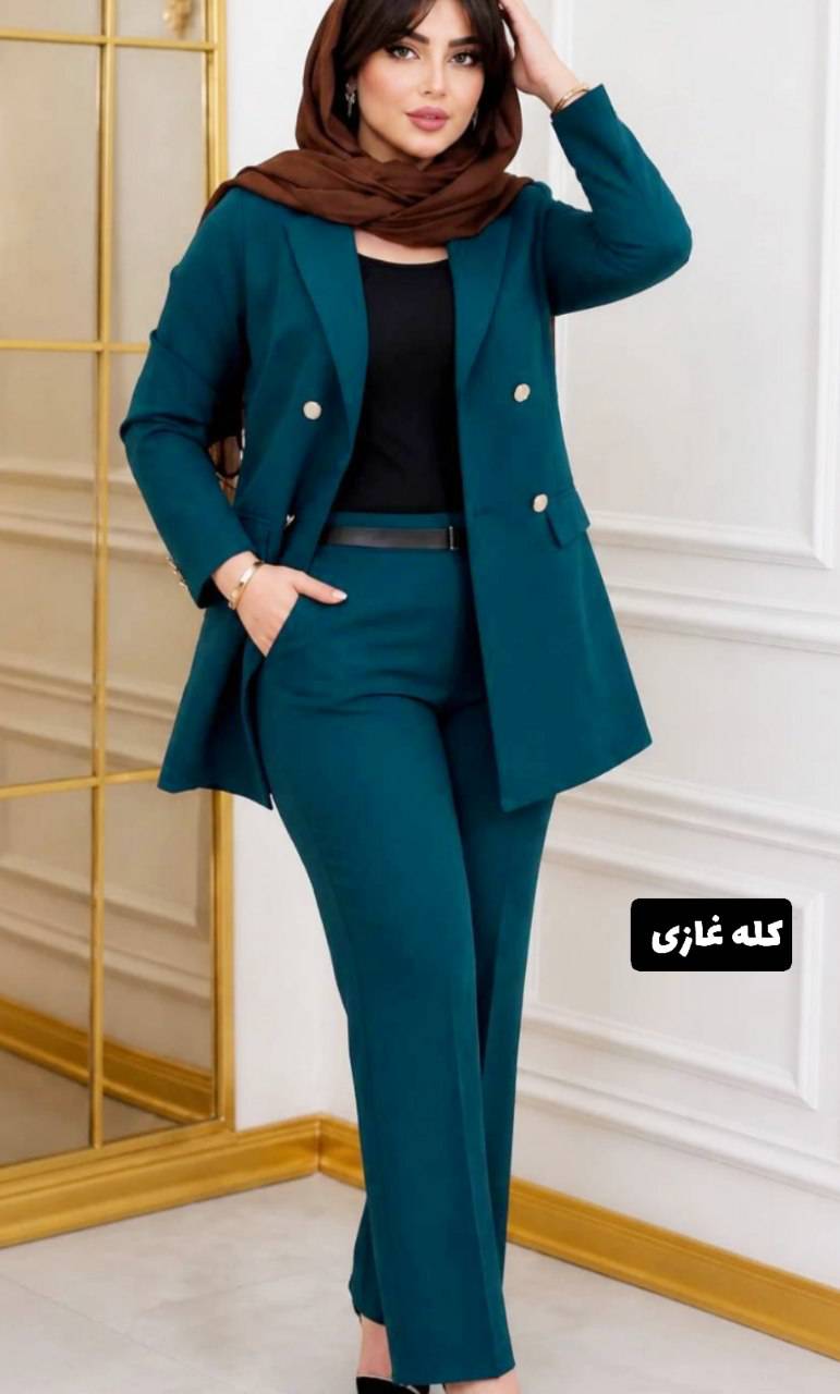 کت شلوار زنانه مدل سمانه
