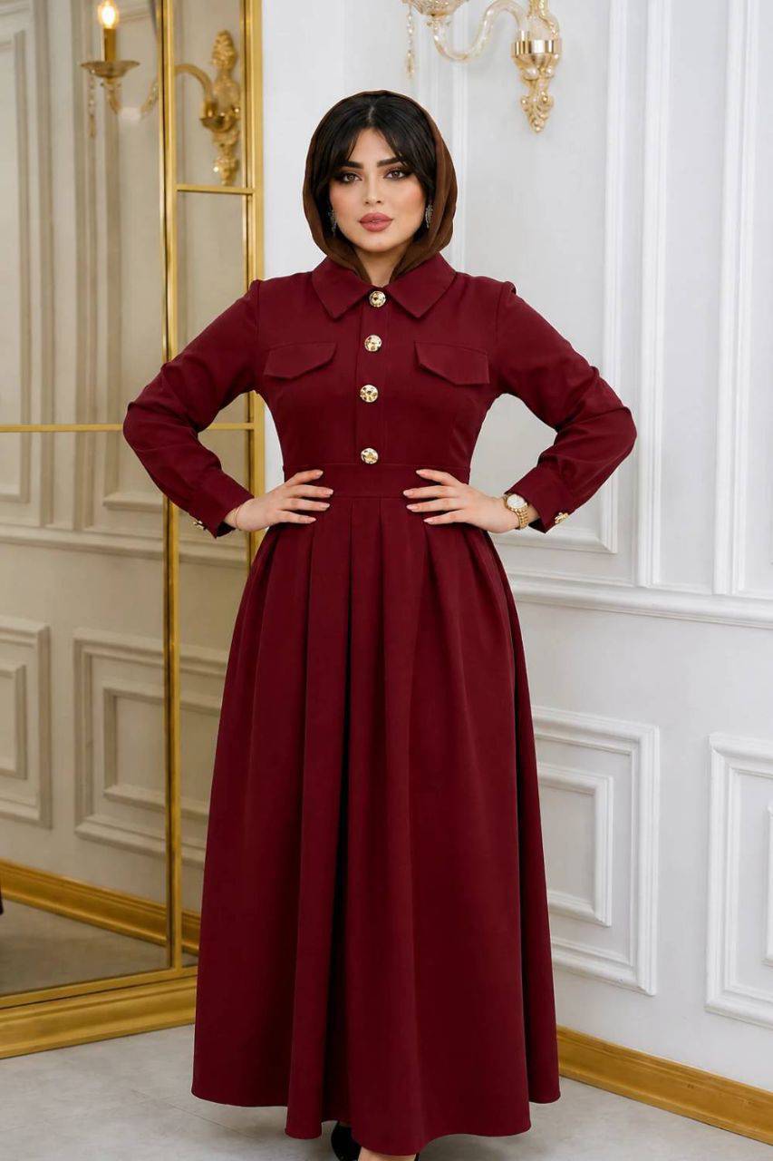پیراهن بلند زنانه مدل ساره