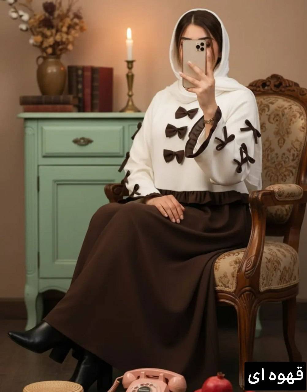 کت و سارافون زنانه مدل نسترن