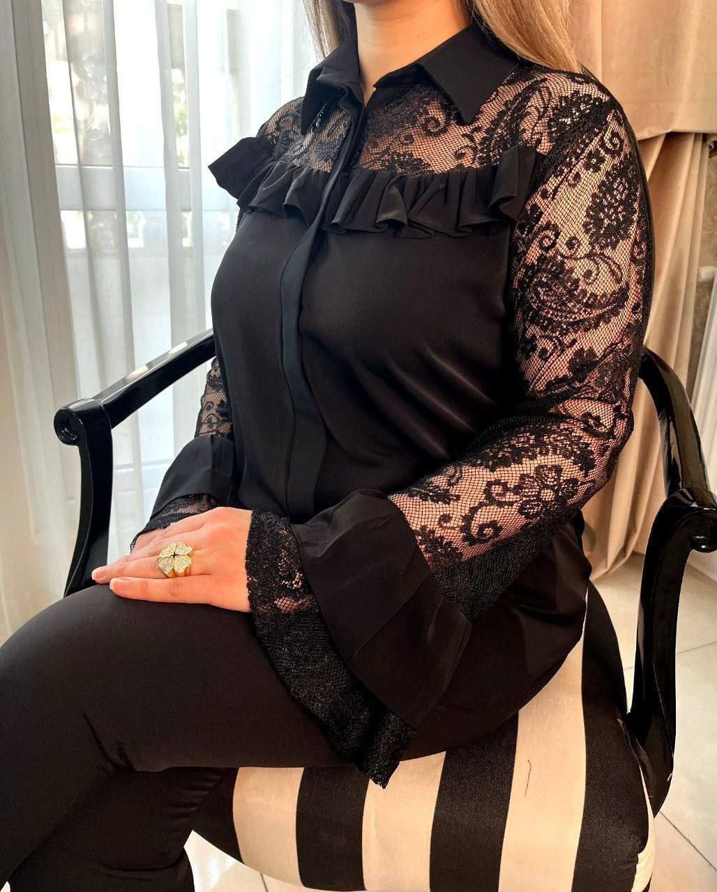 شومیز زنانه رکسانا سایز ۳۶ تا ۶۲ کد ۵۲۳