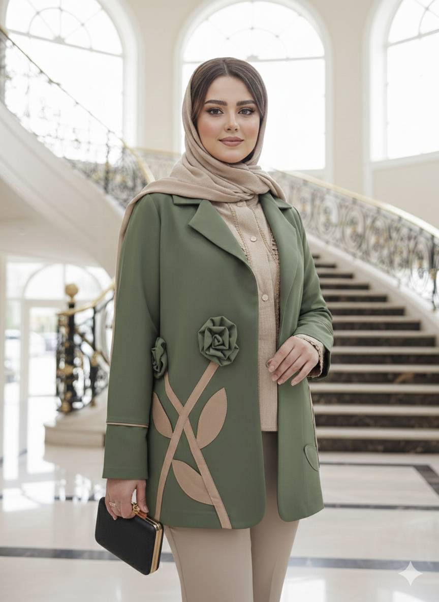 مانتو مجلسی زنانه مدل آسو کالکشن عید