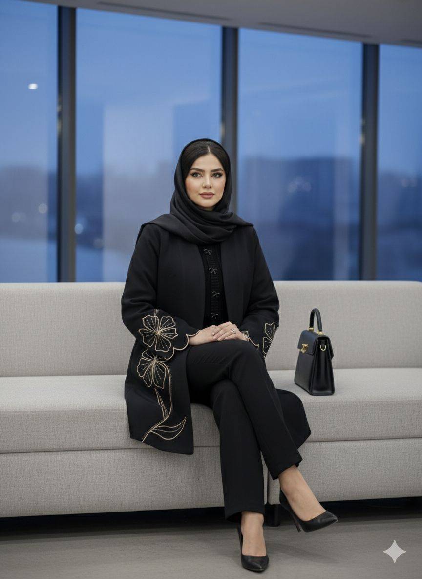 مانتو مجلسی زنانه مدل ویاتنا