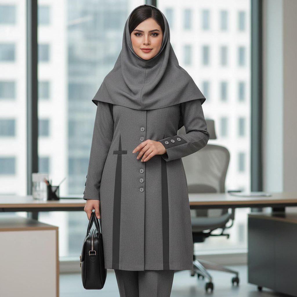 ست مانتو شلوار اداری بهار کد ۶۰۱