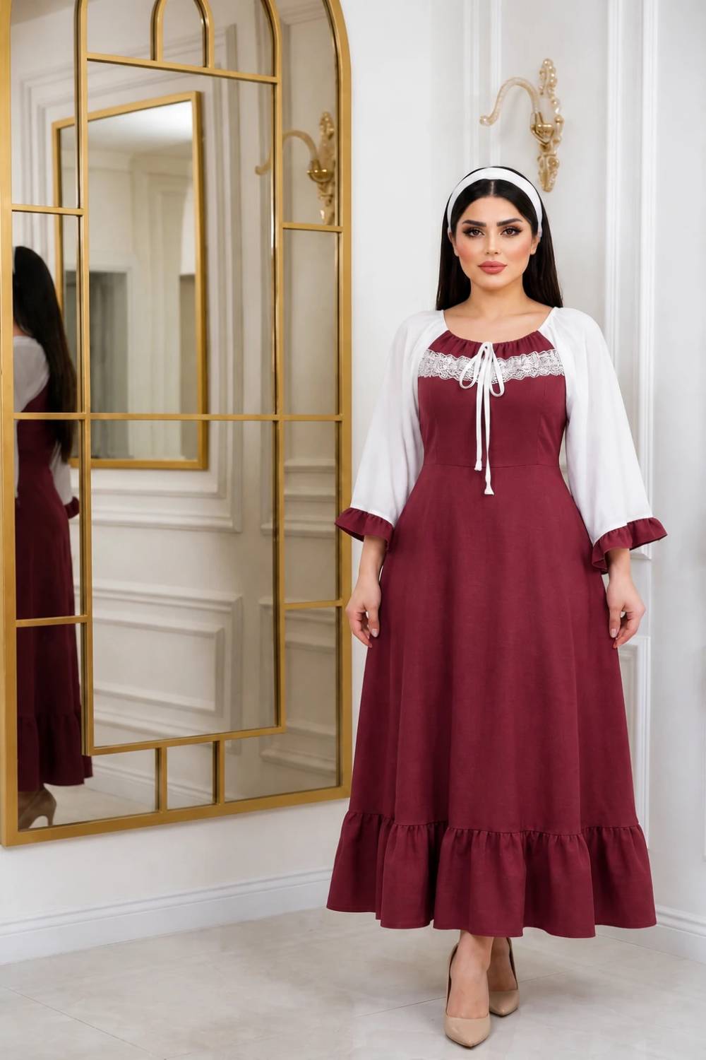 پیراهن مانتو زنانه بلند ژاکلین