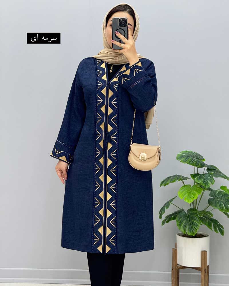 مانتو بلند مزونی مدل فرناز