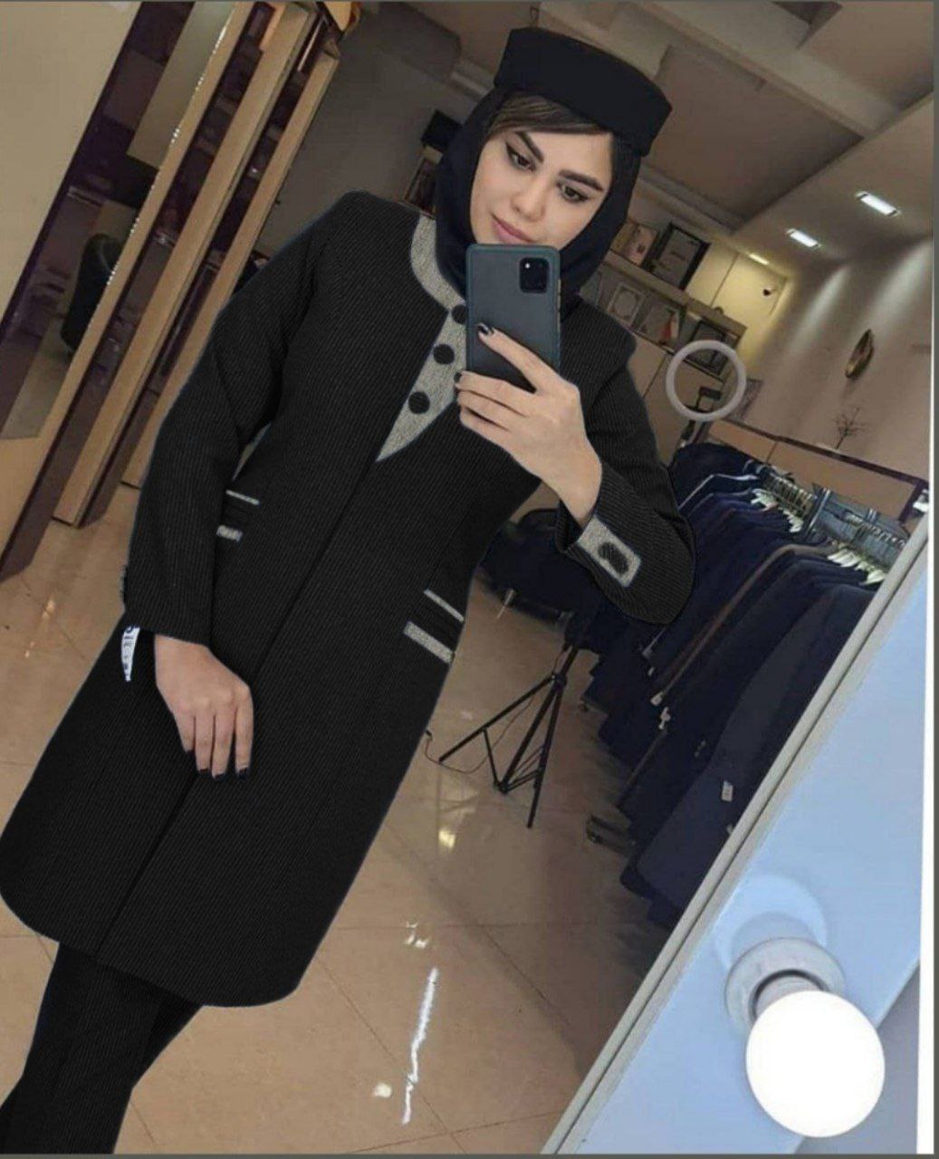 مانتو شلوار اداری حورا کد ۱۰۰۶