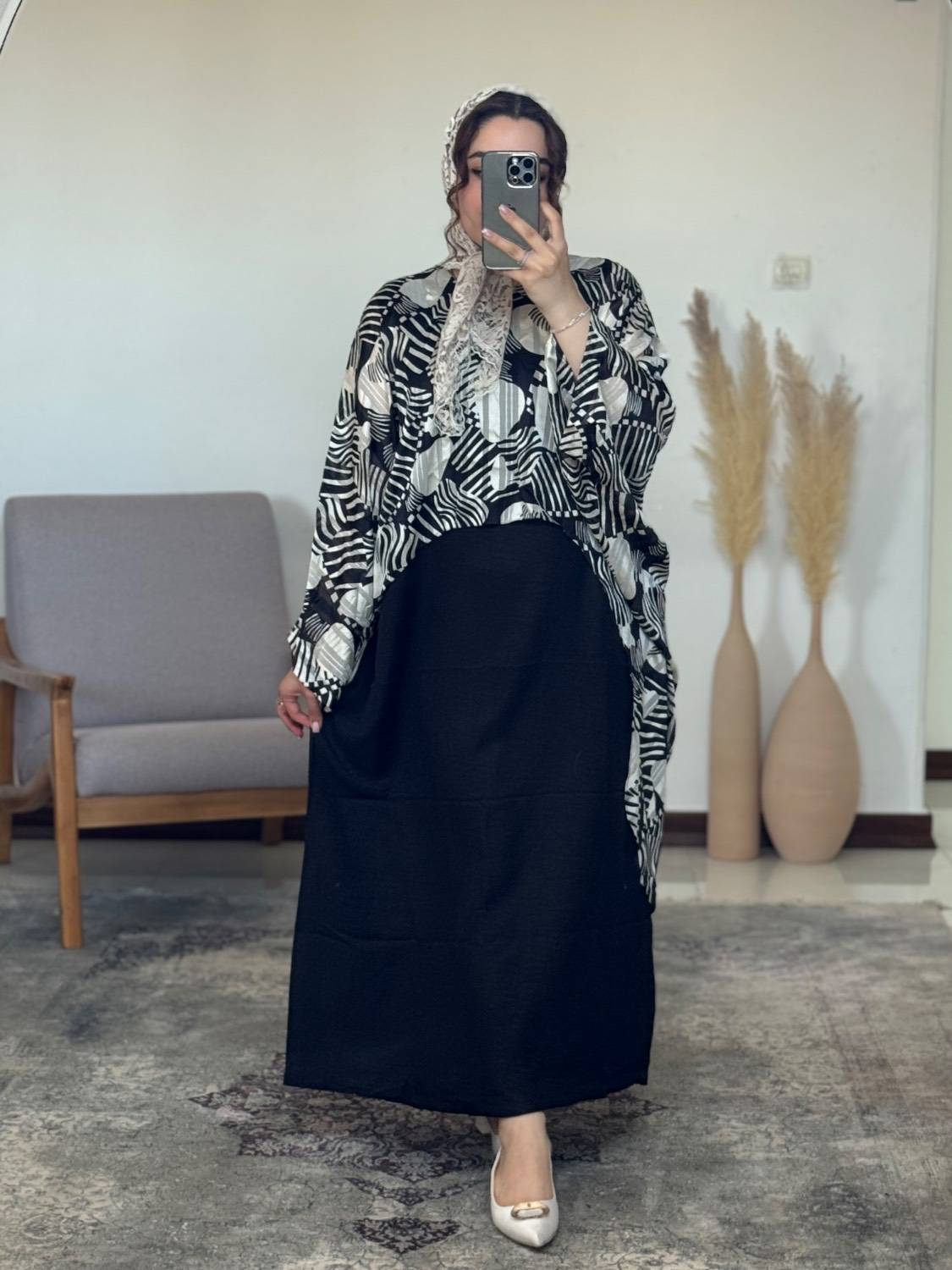 ست دوتیکه زنانه سارافون و پانچ (ارسال ۷روزه)