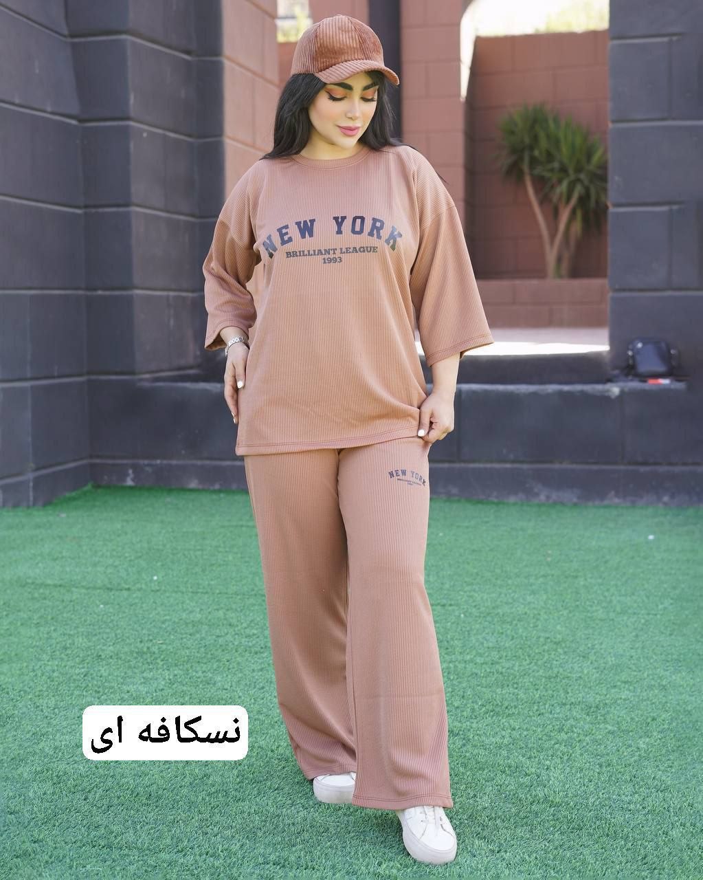 ست تونیک شلوار زنانه نایک طرح جذاب NEW YORK کد ۸۹۵