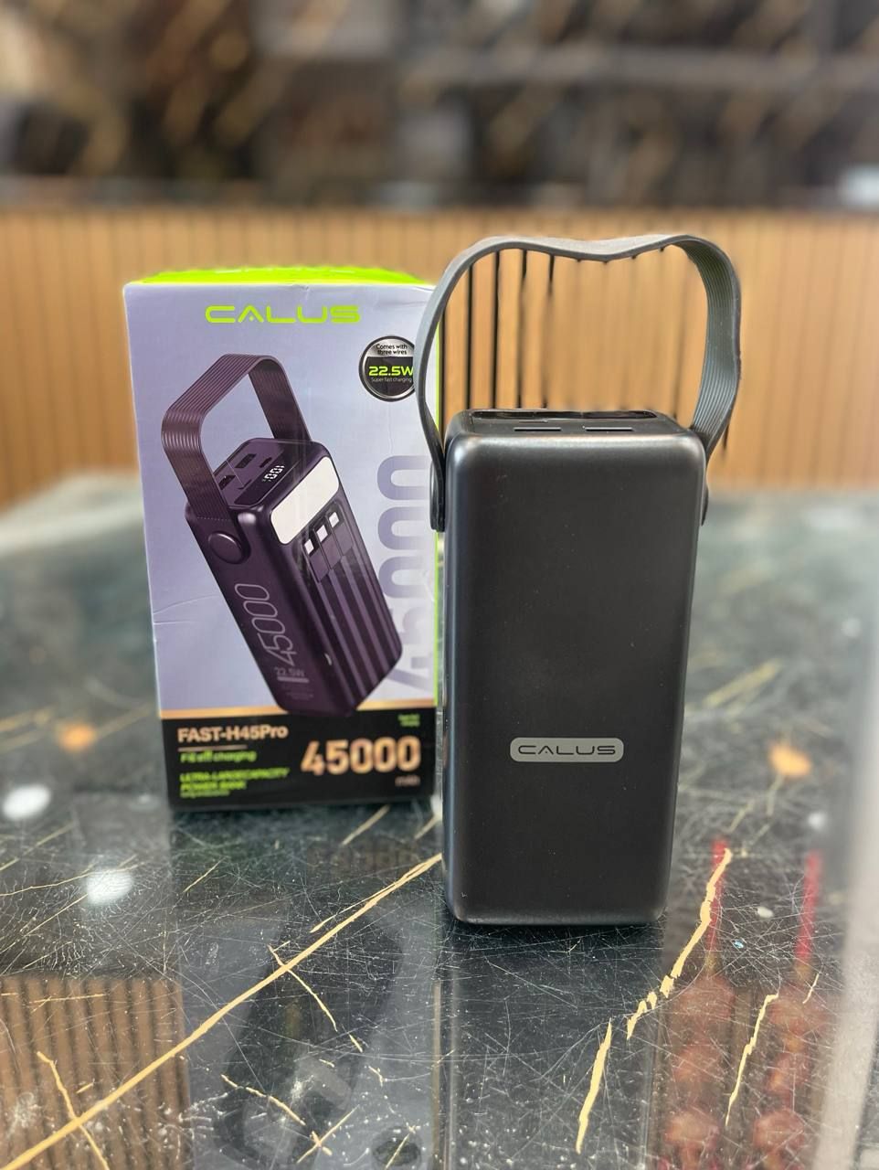 پاوربانک سوپر فست CALUS💥 مدل FAST-H45pro ظرفیت باتری 45000