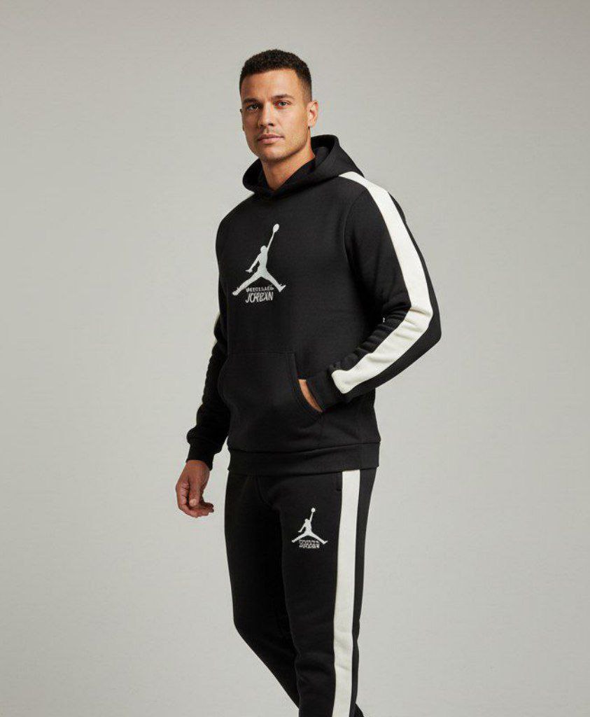 ست هودی و شلوار مردانه طرح جردن کد ۷۹۱