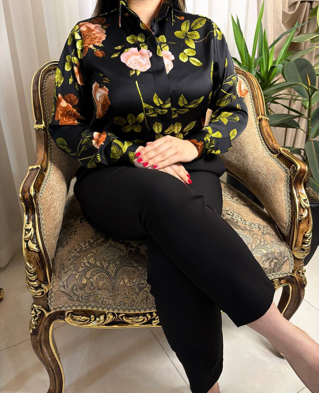 شومیز زنانه مدل ویشکا کد ۷۶۰