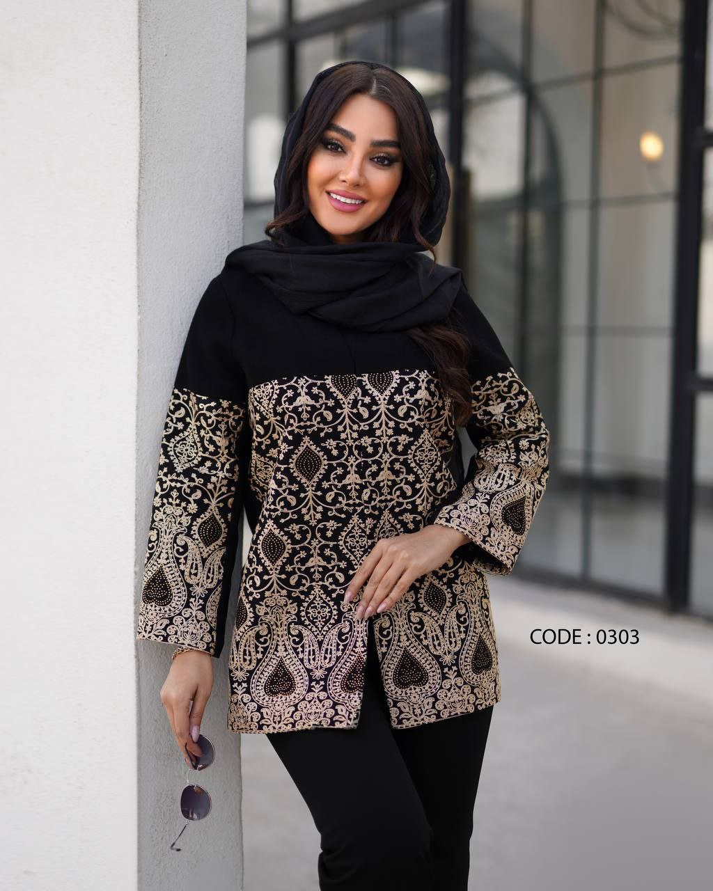 مانتو کتی مجلسی زنانه کد ۷۵۱