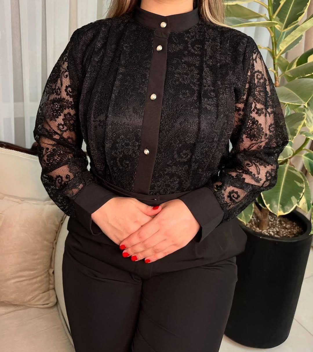 شومیز مجلسی زنانه مدل مهتا کد ۳۰۱