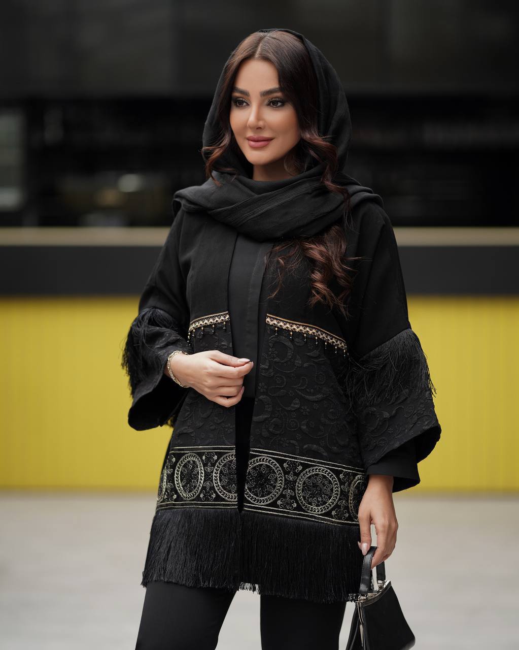 مانتو مجلسی زنانه مدل تیارا کد ۷۹۲