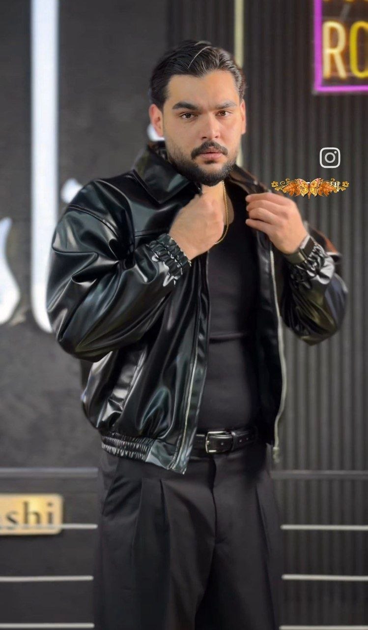 کت چرمی پلیسی مردانه کد ۵۳۴