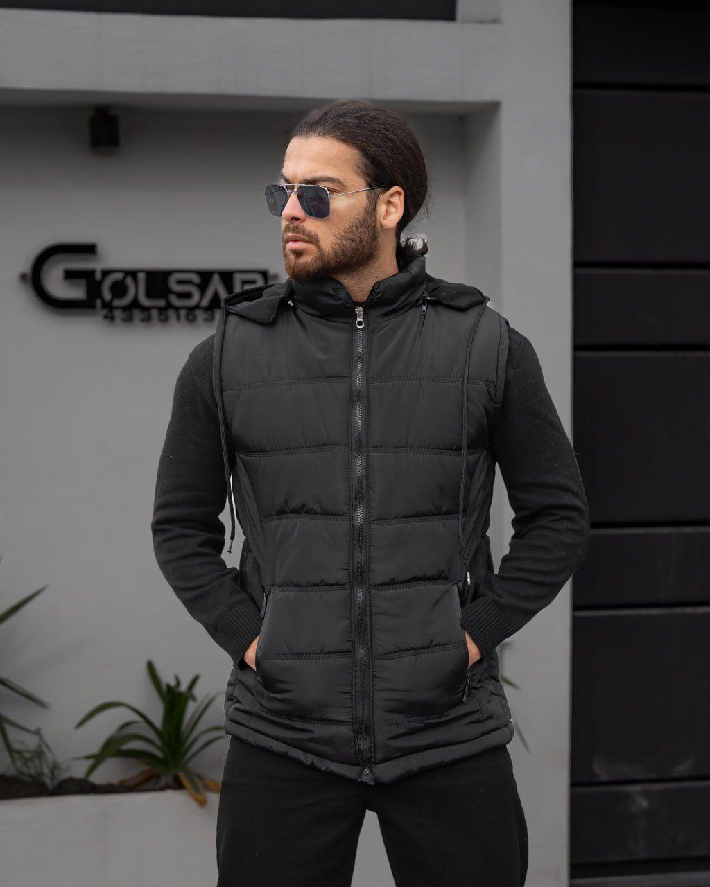 پافر کلاهدار مردانه کد ۶۱۳