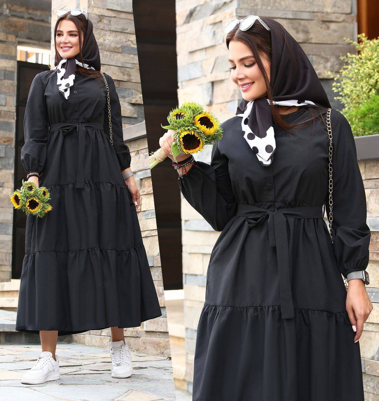 مانتو پیراهنی زنانه مدل لیلی