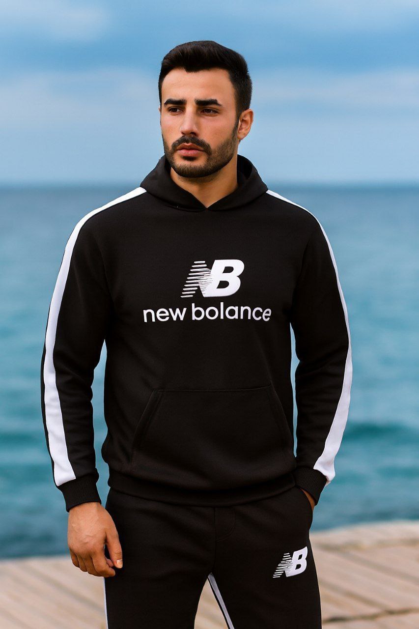 ست هودی و شلوار مردانه طرح  new balance کد 790