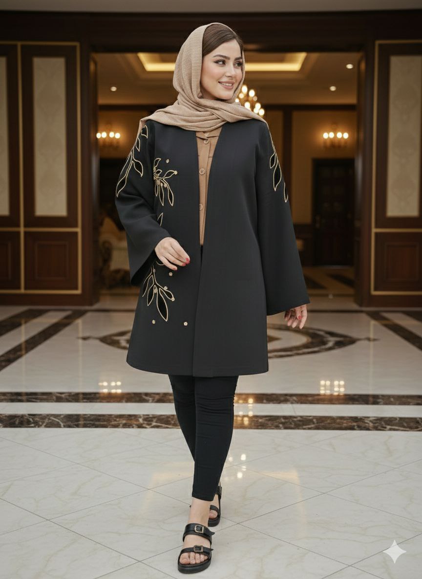 مانتو شلوار زنانه مجلسی مدل سارین