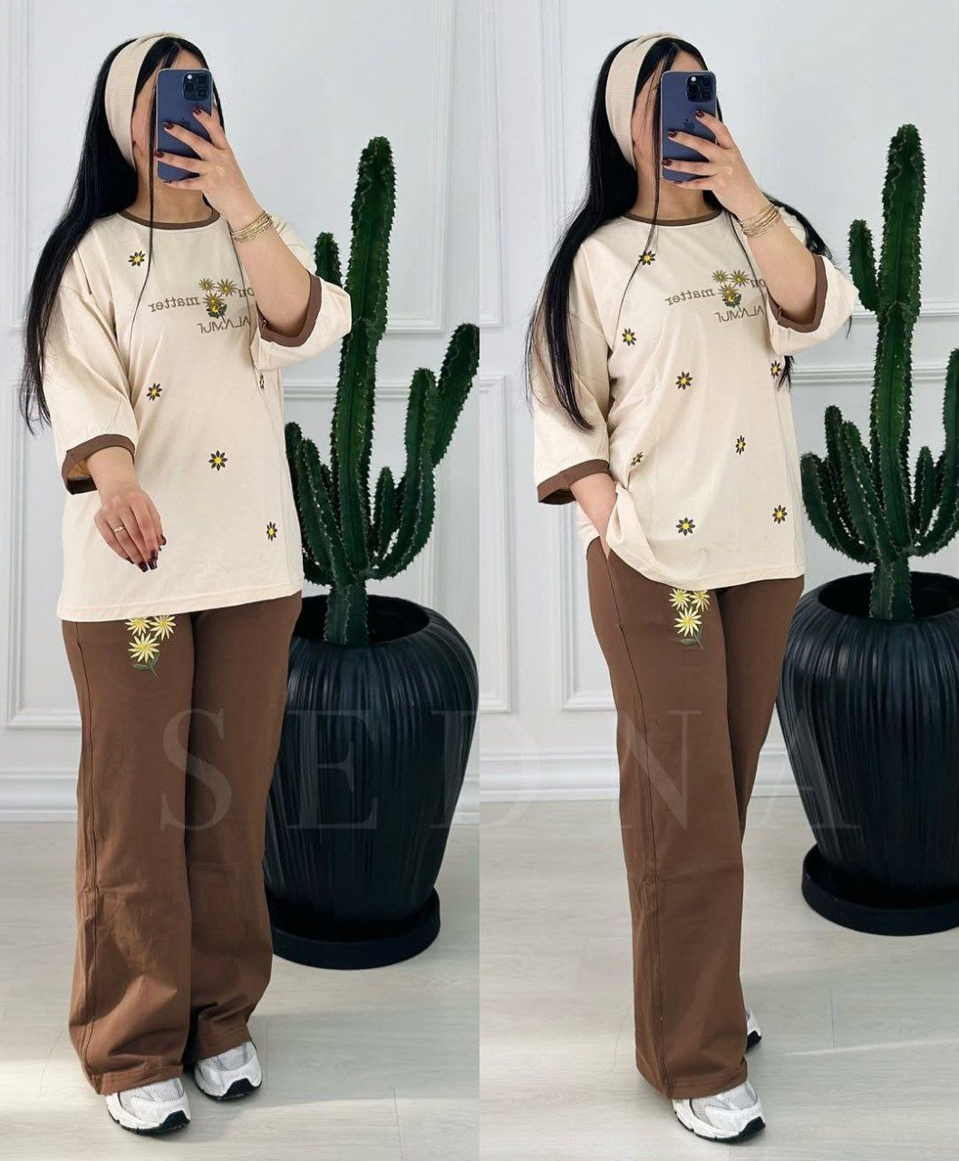 تیشرت و شلوار زنانه مدل پردیس کد ۳۰۵