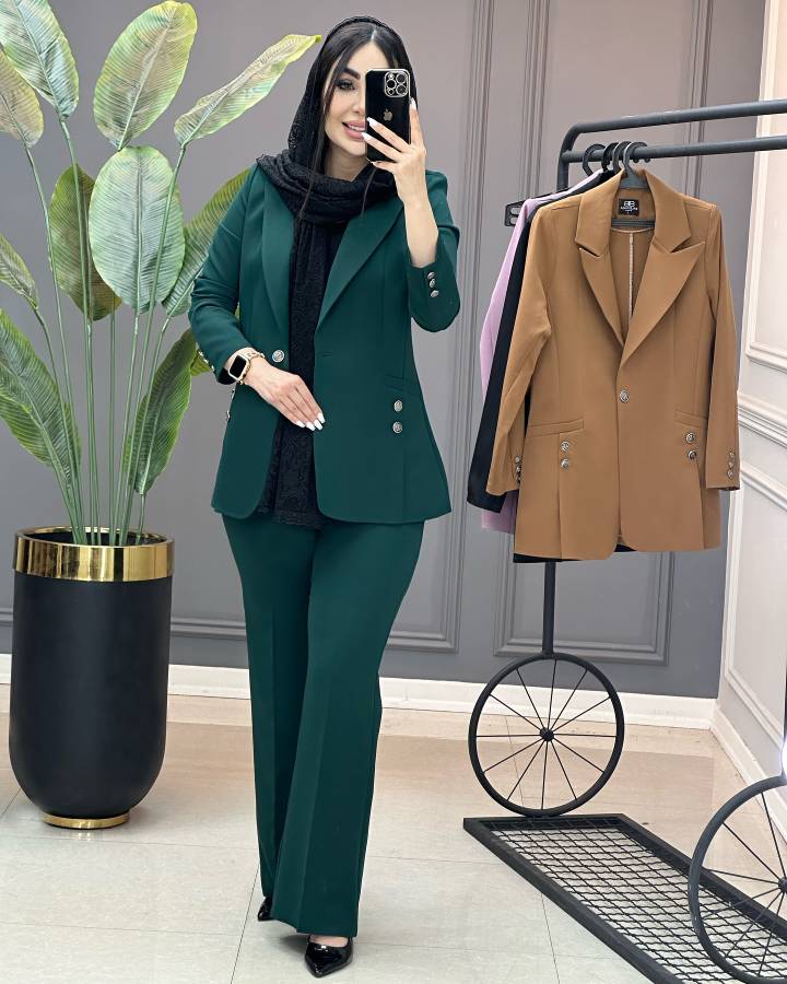 ست کت شلوار مجلسی زنانه مدل مری