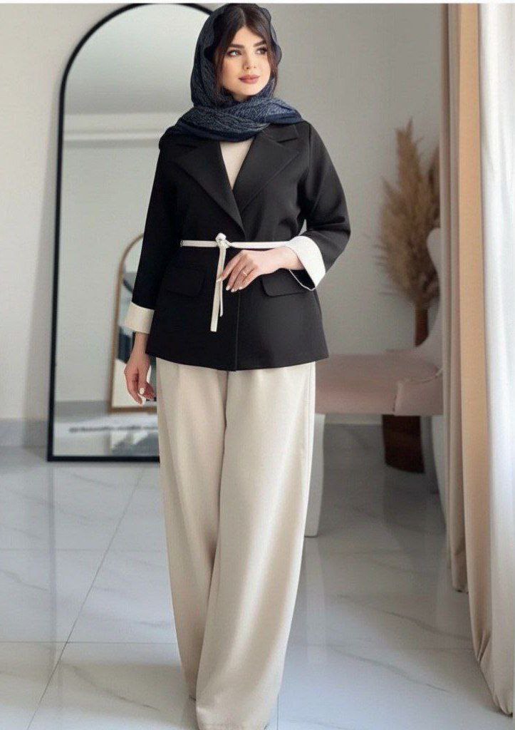 مانتو شلوار زنانه مدل یسنا کد ۱۰۶۰