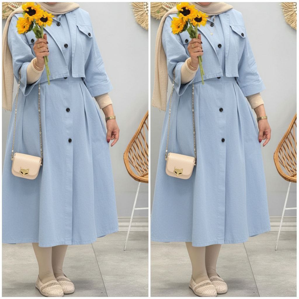 کت سارافون زنانه مدل چیچک کد ۷۳۶