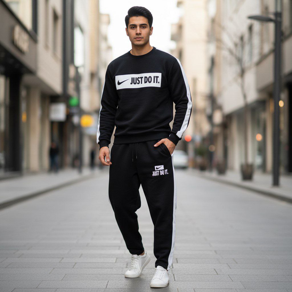 ست بلوز شلوار مردانه طرح زیبای نایک JUST DO IT کد ۷۸۰