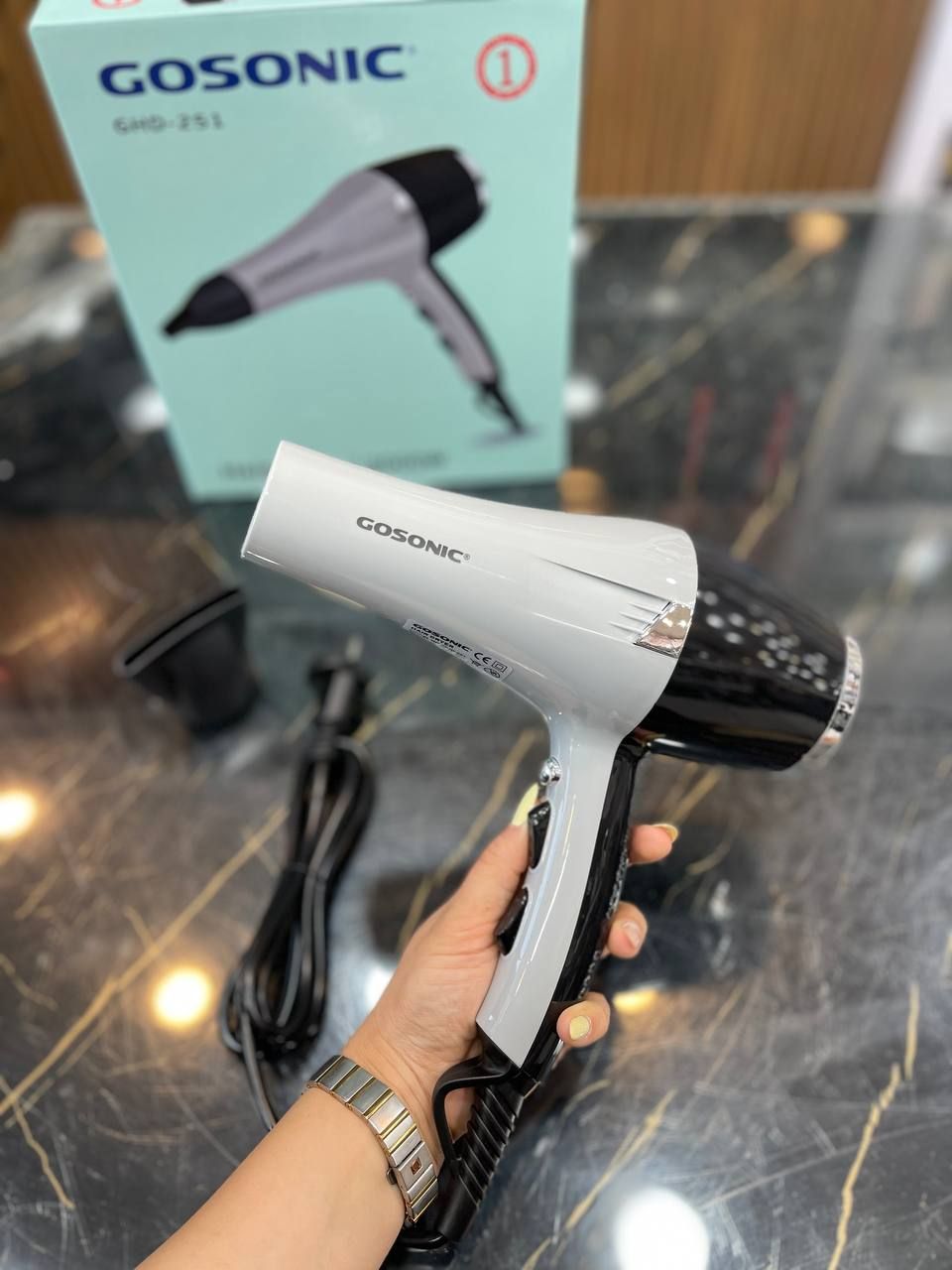 سشوار GOSONIC💥 مدل GHD-251 موتور سنگین،2000وات