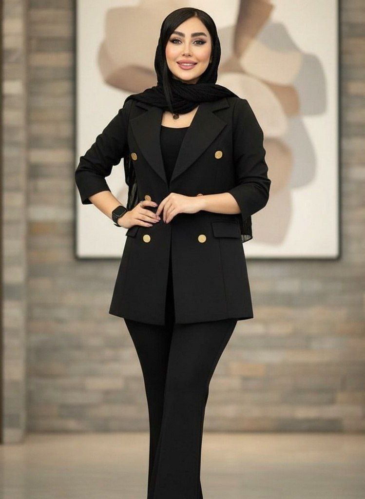 کت شلوار مجلسی زنانه مدل سمانه کد ۱۰۲۱