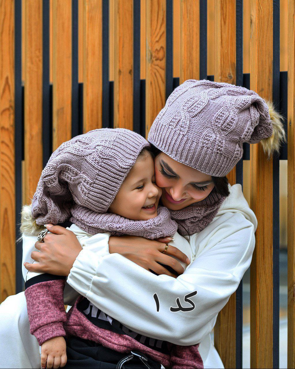 شال و کلاه بافتنی زنانه کد ۳۰۲