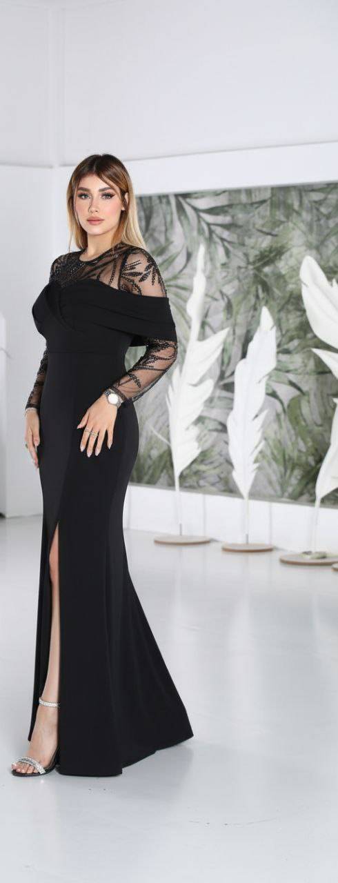 پیراهن زنانه بلند مجلسی مدل سونیا