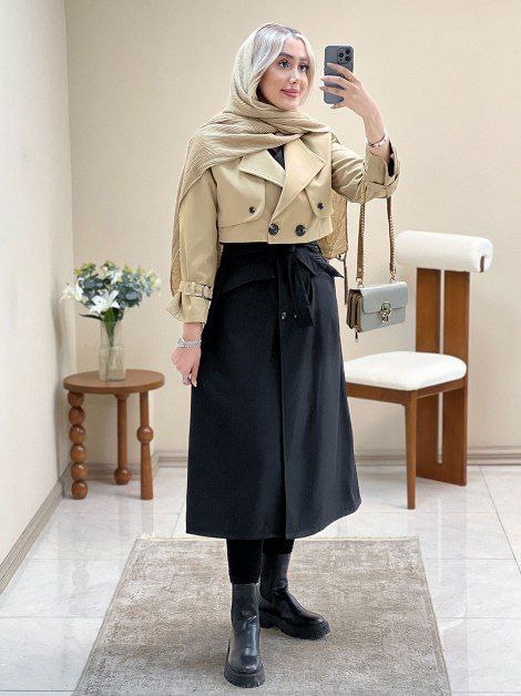 مانتو و بارونی دو تیکه کد ۱۰۶۷