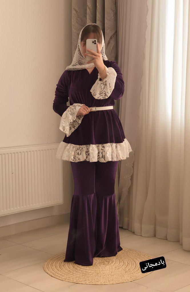 ست تونیک و شلوار زنانه مدل آذین کد ۳۱۰