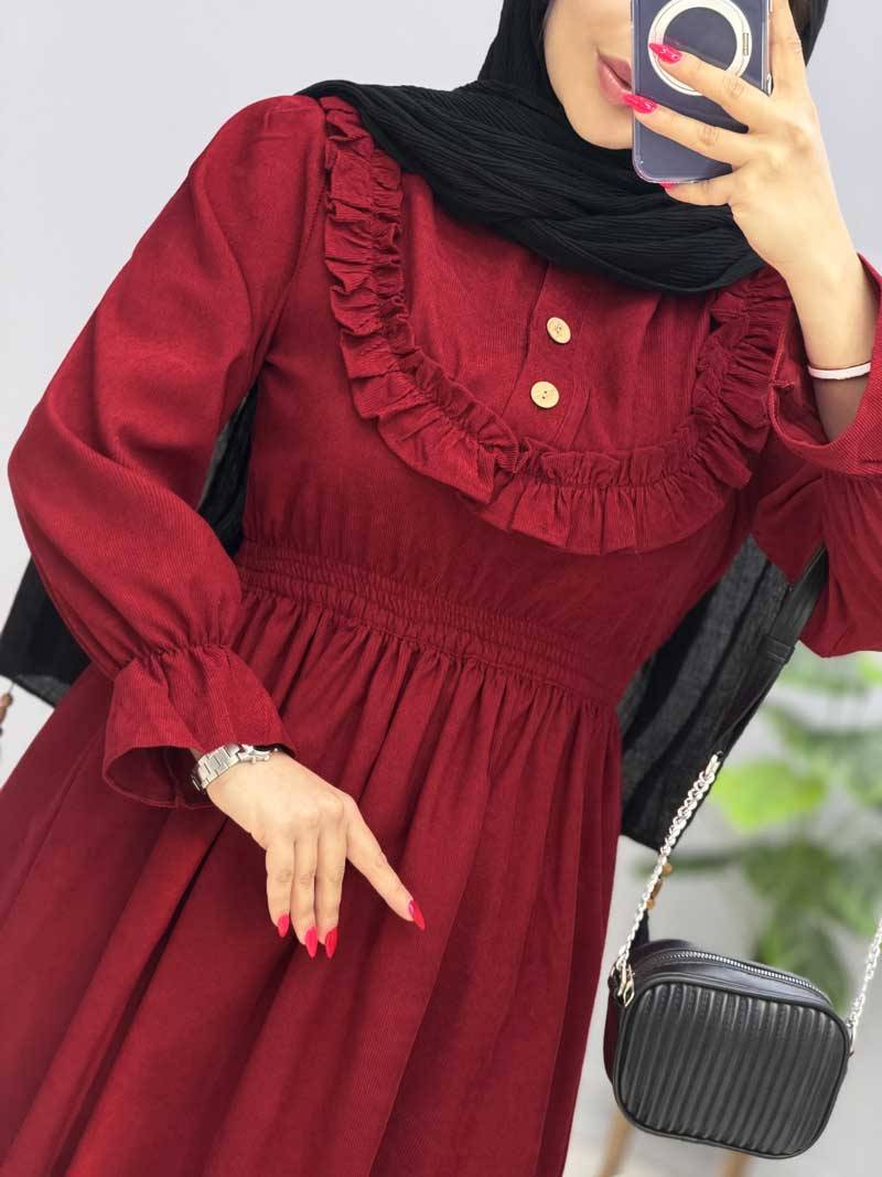 مانتو پیراهنی بلند زنانه مدل مینا