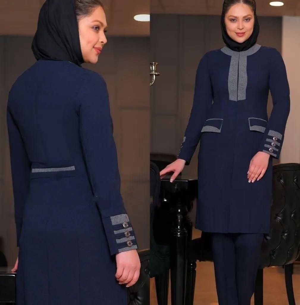 مانتو شلوار اداری نیلناز کد ۶۱۴